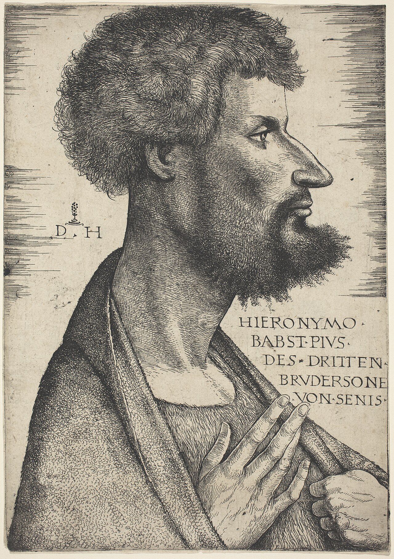 Girolamo da Siena by Daniel Hopfer