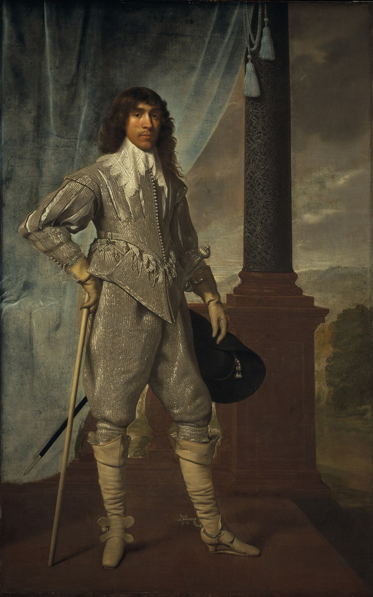 Portrait James Hamilton, 1st Duke of Hamilton by Daniël Mijtens
