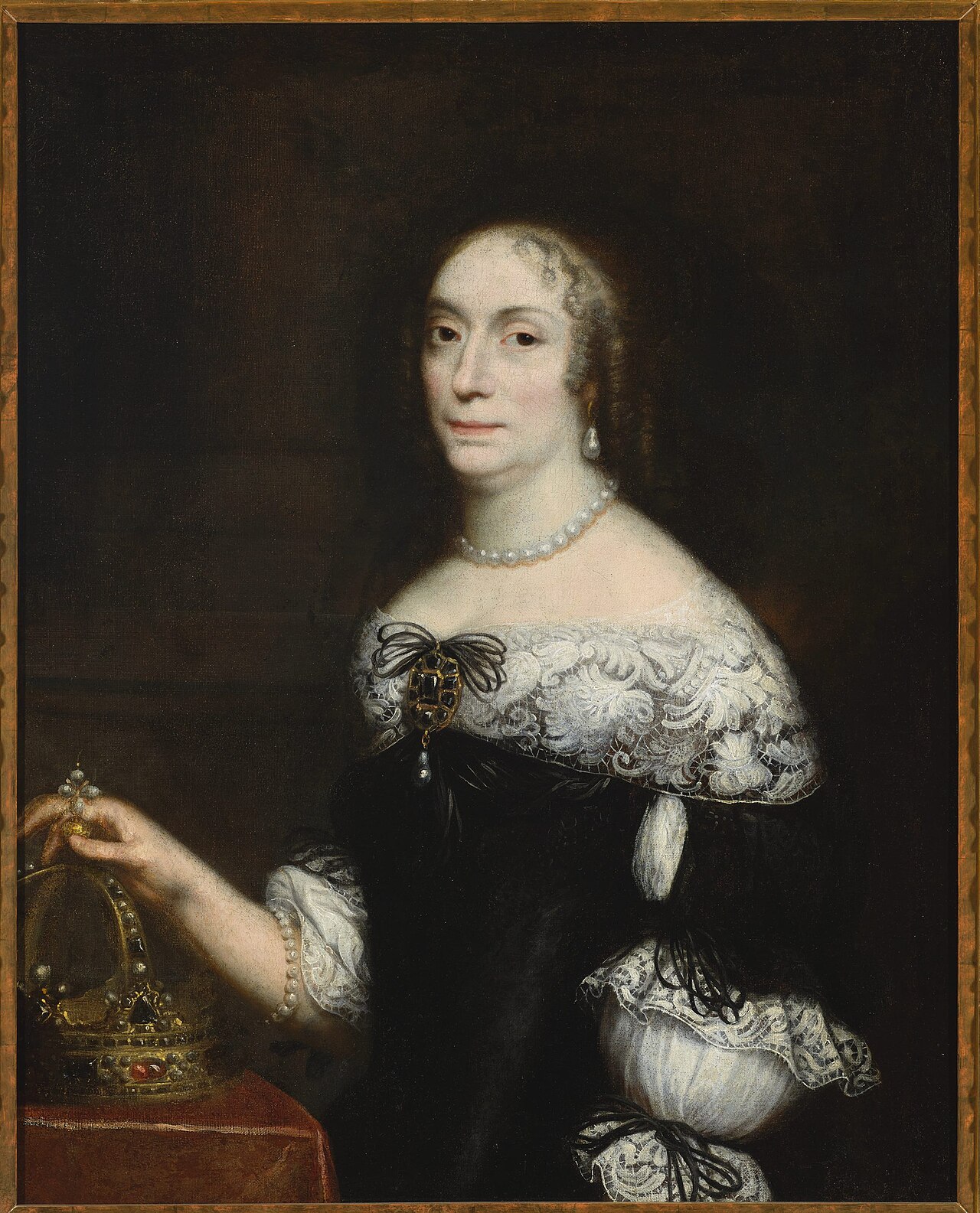 Portrait of Queen Marie Louise Gonzaga by Daniel Schultz