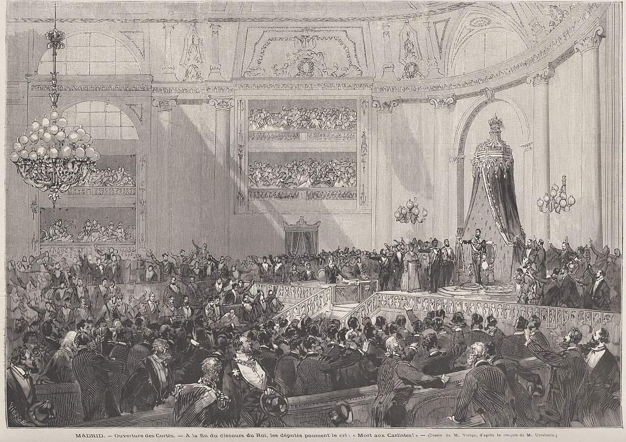 Apertura de las Cortes by Daniel Vierge