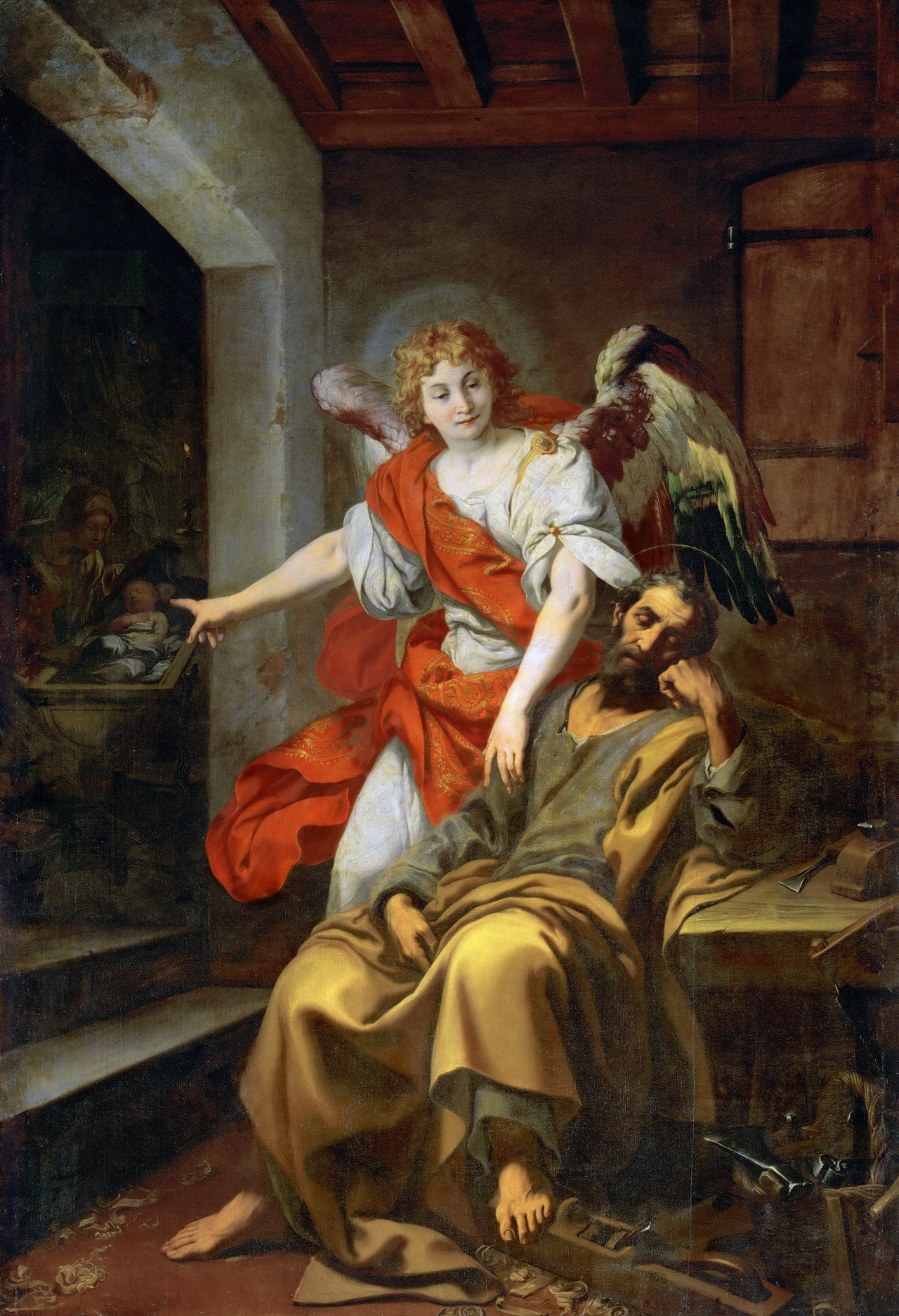 The Dream of Saint Joseph by Daniele Crespi