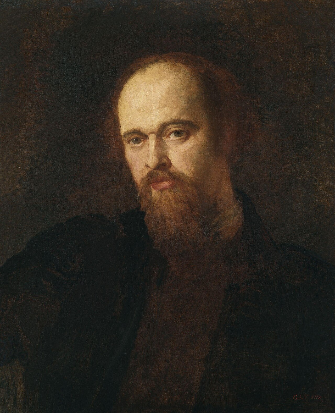 Portrait of Dante Gabriel Rossetti