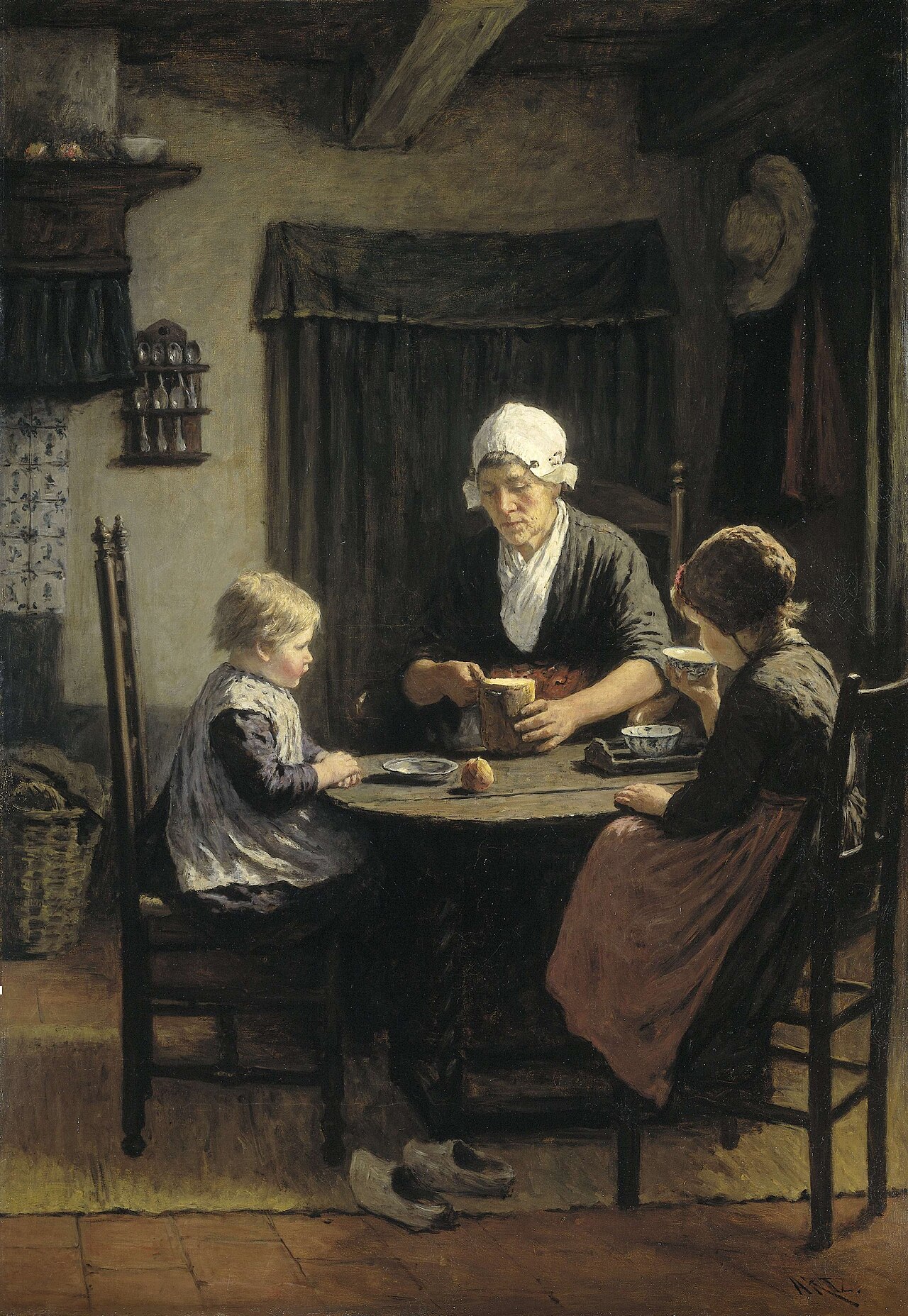 At Grandmother's by David Adolph Constanz Artz
