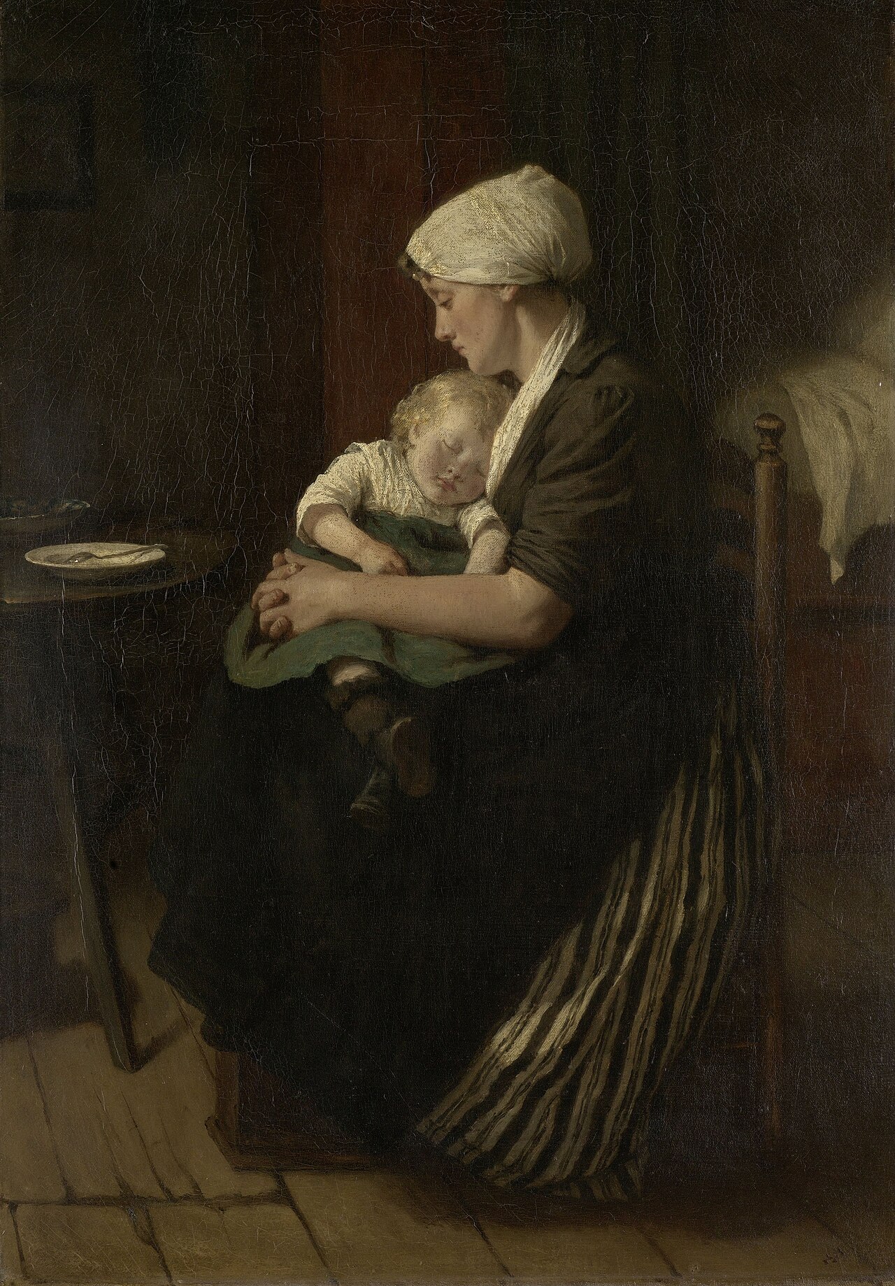 Lulled to Sleep by David Adolph Constanz Artz