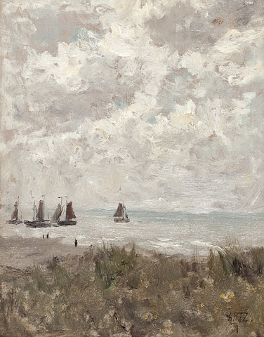 Seascape by David Adolph Constanz Artz