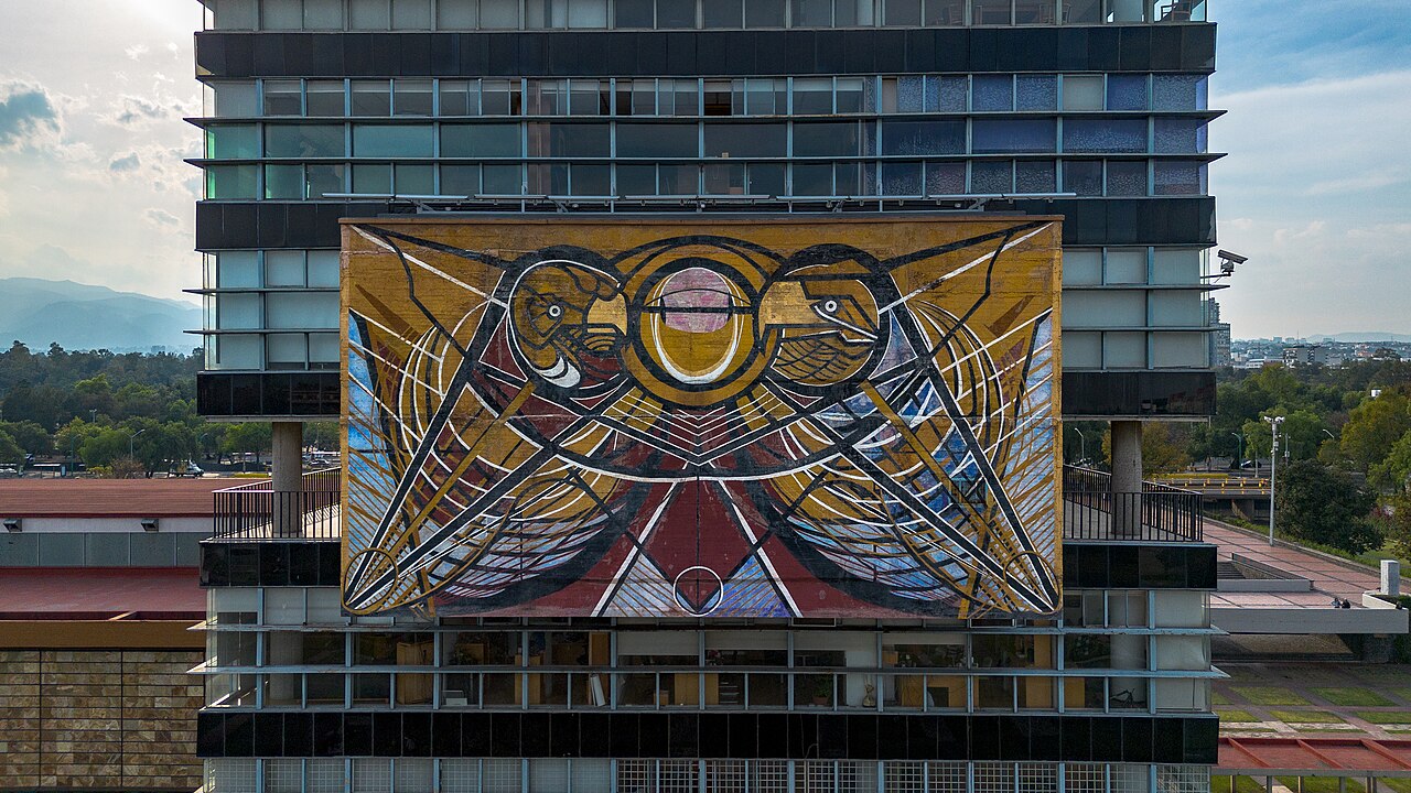 Nuevo Símbolo Universitario by David Alfaro Siqueiros