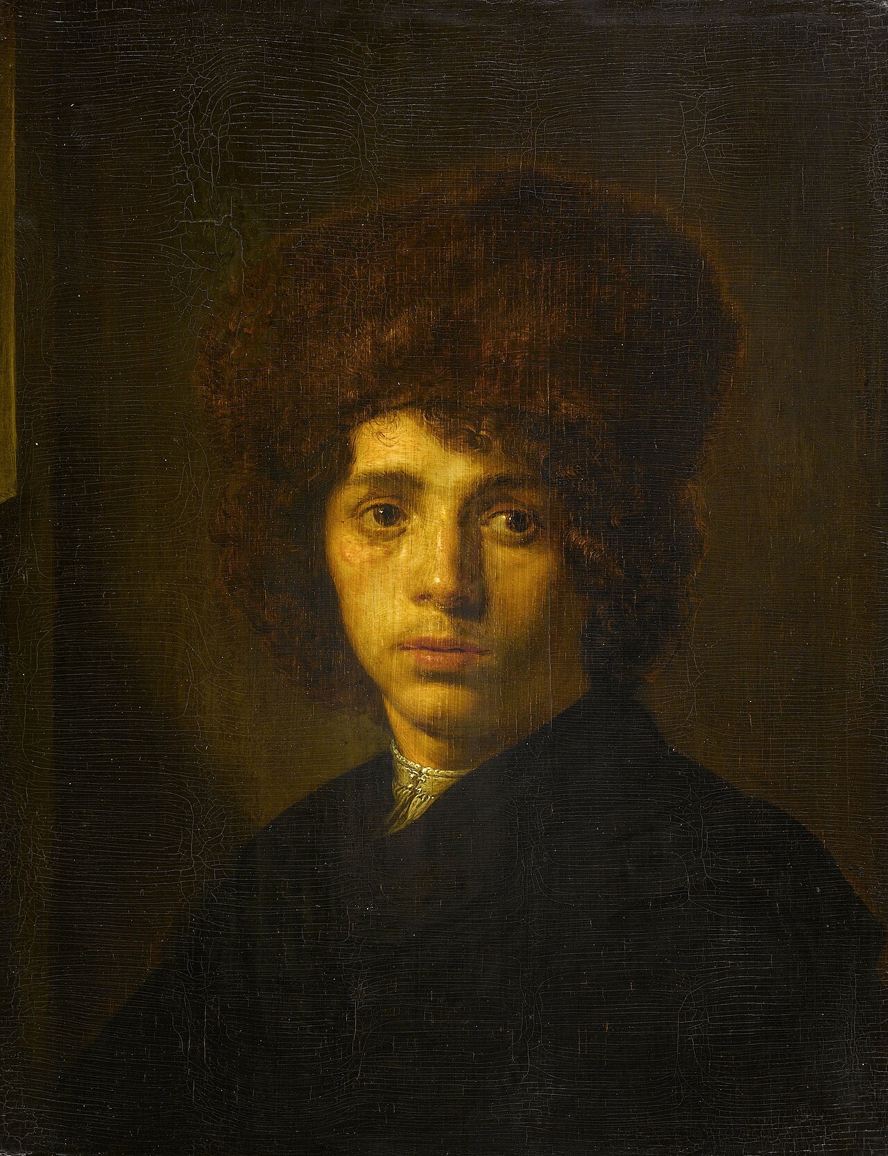 Young man with a fur hat by David Bailly