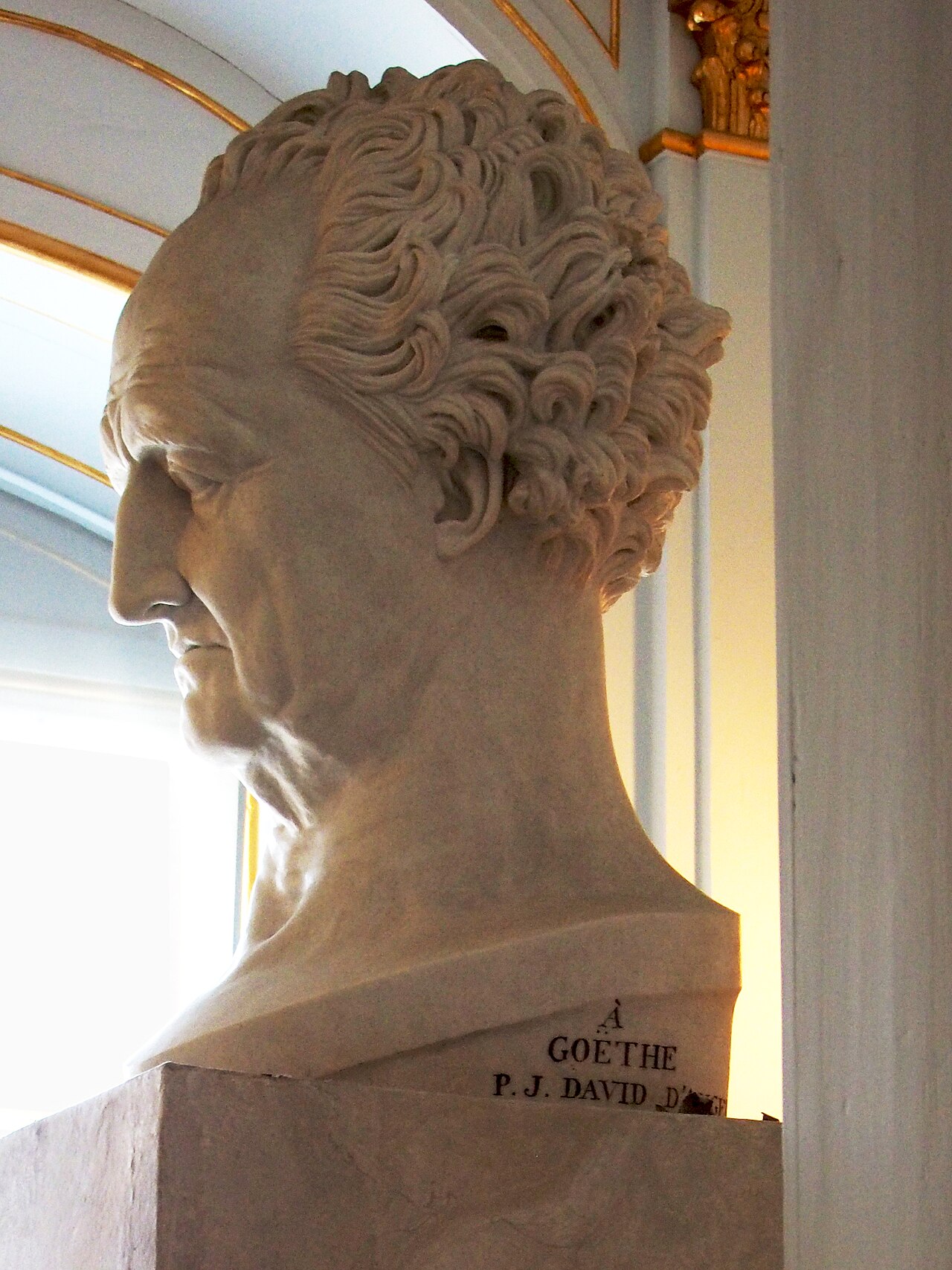 Bust of Goethe (David d'Angers, 1831) by David d'Angers