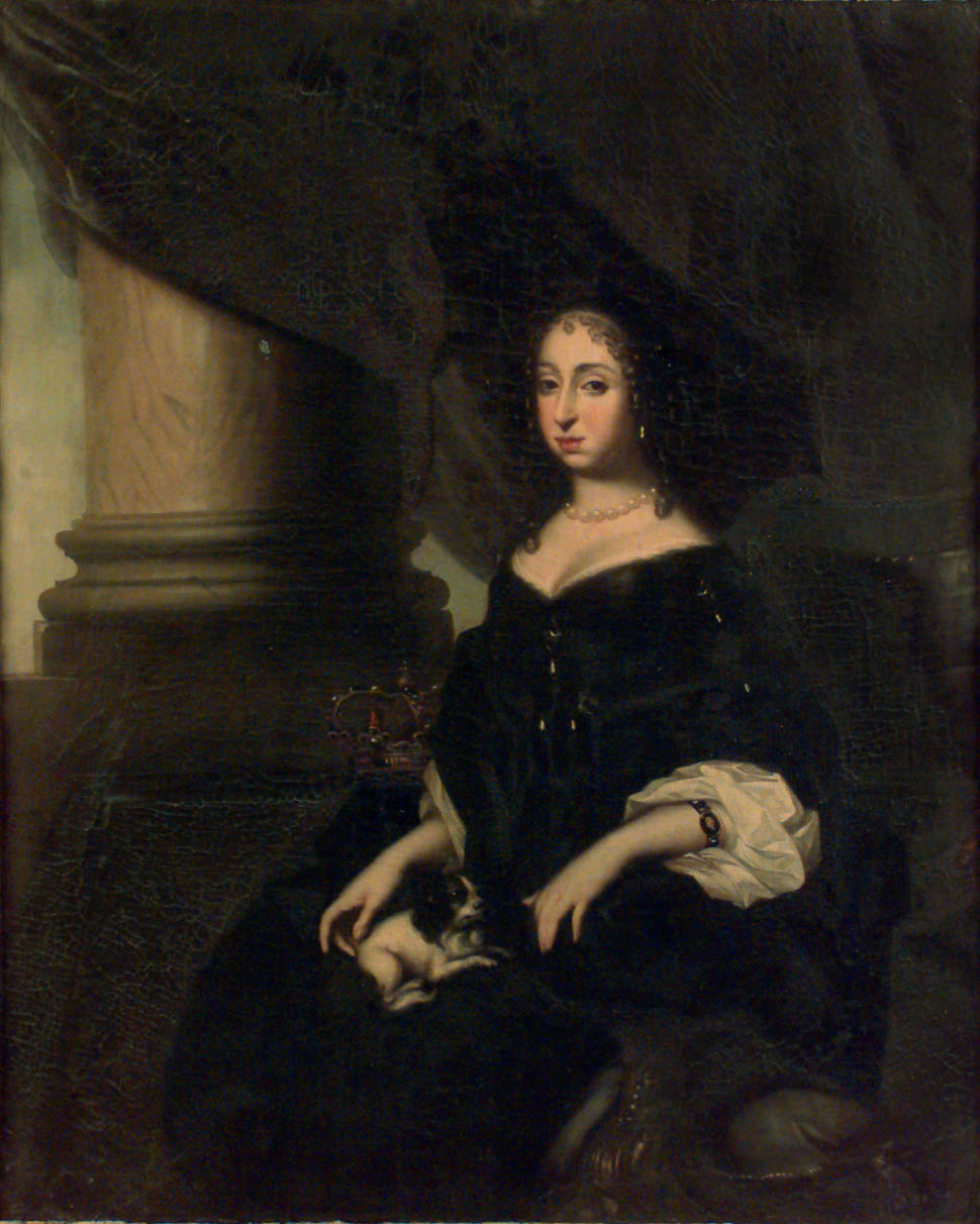 Portrait of Hedvig Eleonora av Holstein-Gottorp (1636-1715) by David Klöcker Ehrenstrahl