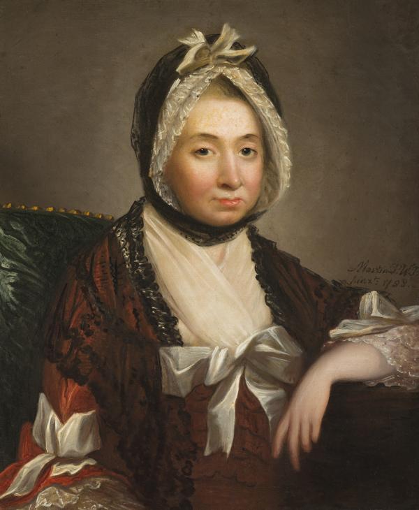 Mary Barbara Drummond, Mrs William Abernethy Drummond, 1721 / 1722 - 1789. Wife of the Bishop of Edinburgh by David Martin