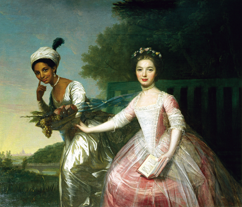 Portrait of Dido Elizabeth Belle and Lady Elizabeth Murray by David Martin