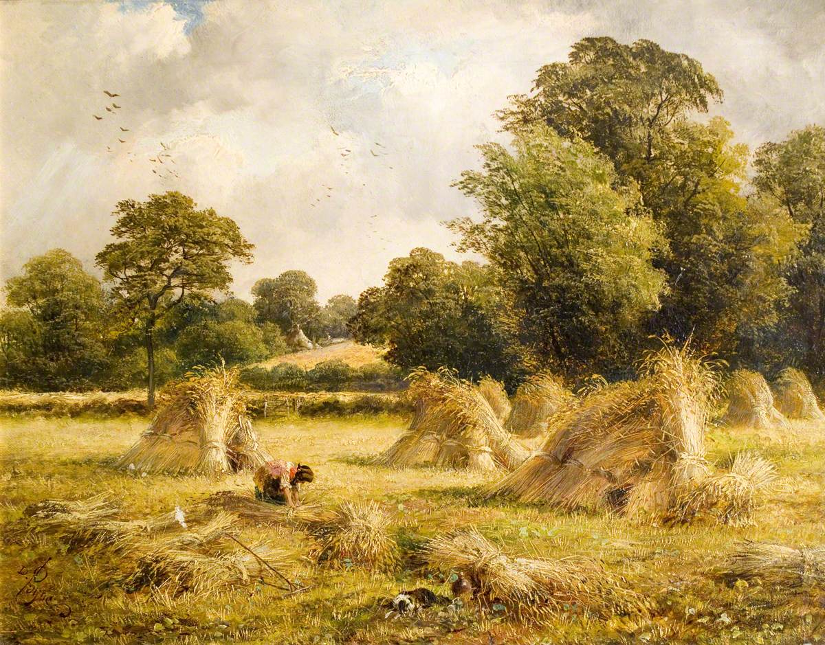 Harvest Home and Golden Corn by David Payne
