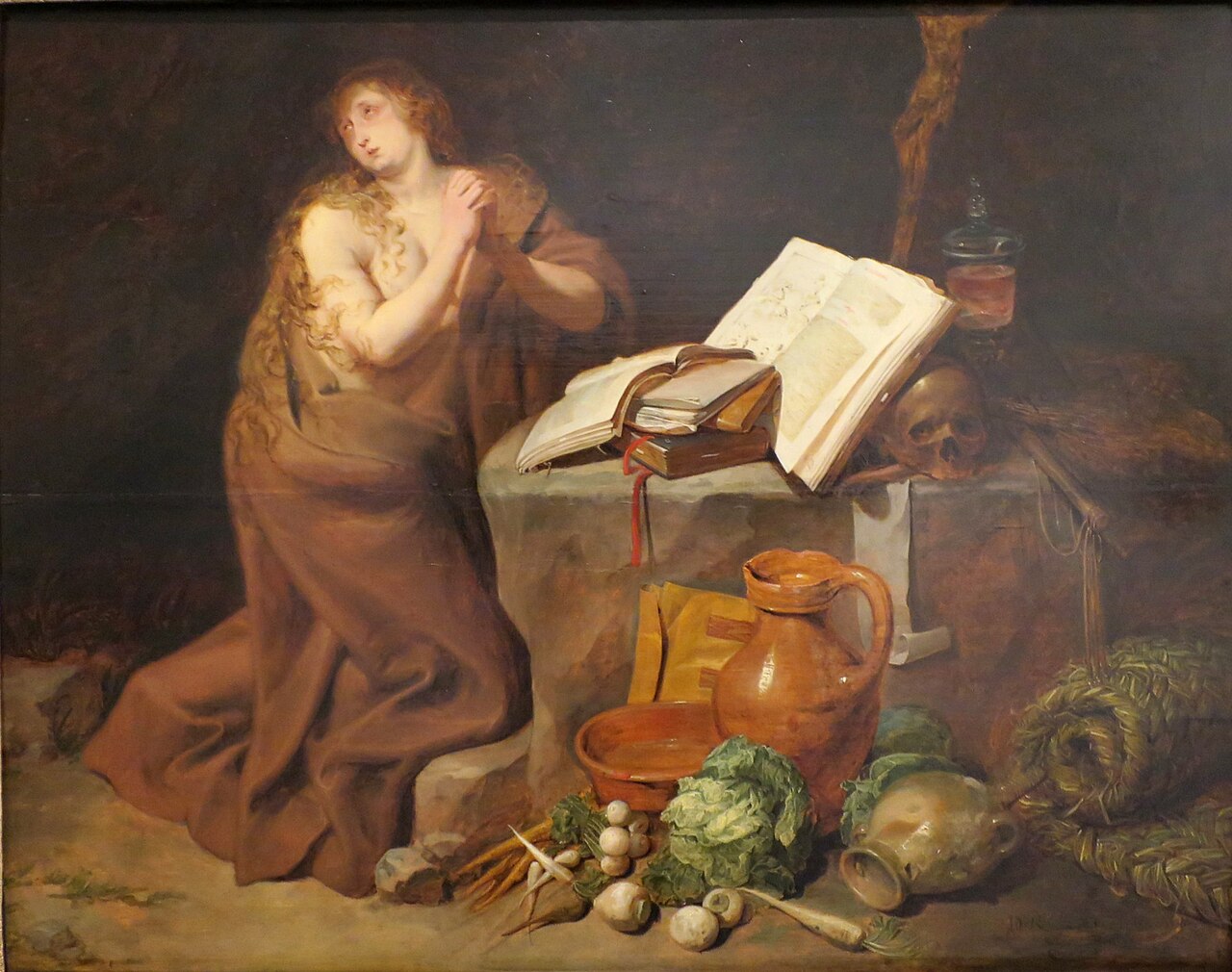 The Penitent Magdalene by David Ryckaert III