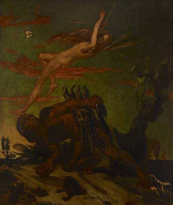 Ariel and Caliban by David Scott