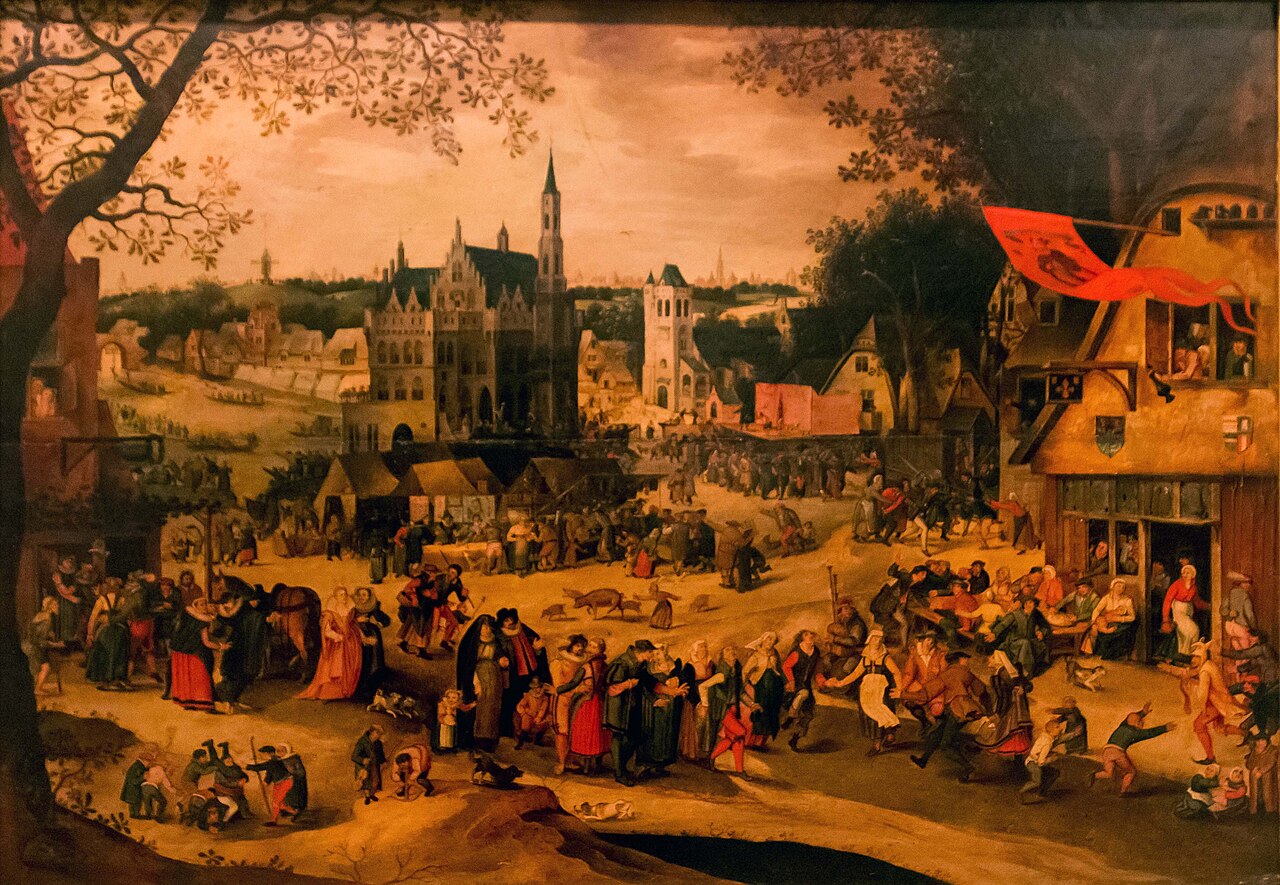Quermesse de Audenaerde by David Vinckboons, Museu Nacional de Arte Antiga by David Vinckboons