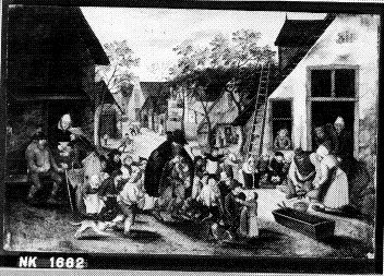 The Blind Hurdy-gurdy player by David Vinckboons