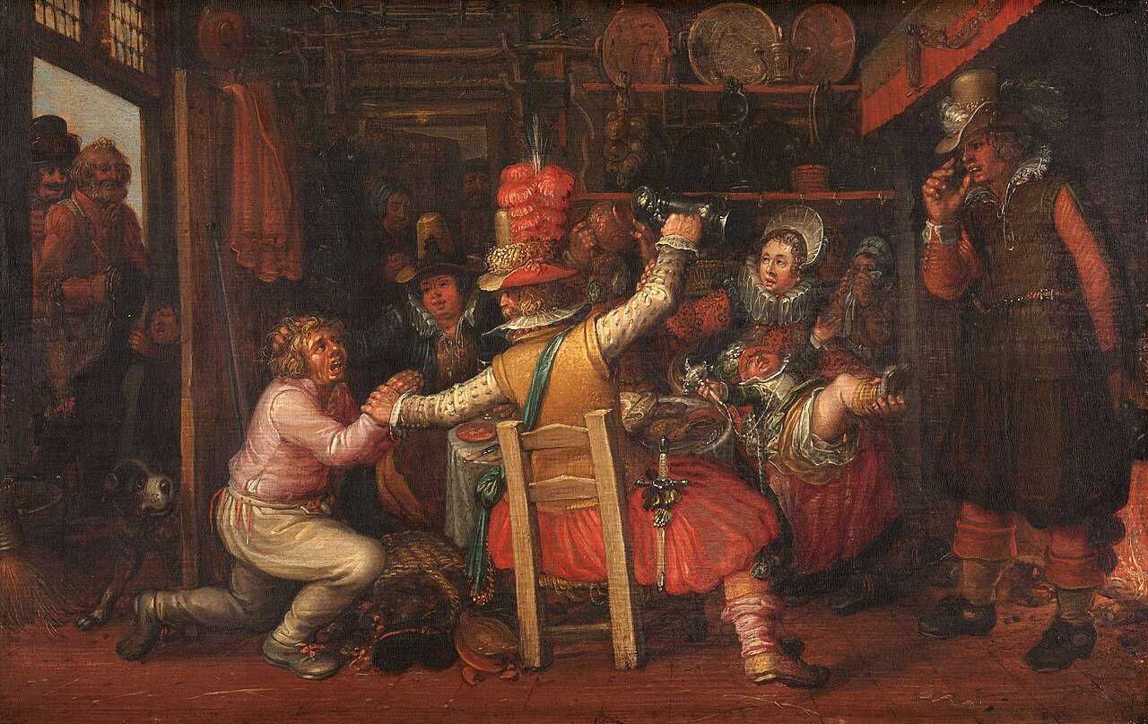 The peasant's misfortune by David Vinckboons