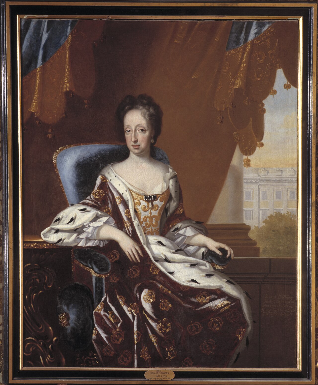 Hedvig Eleonora, 1636-1715, prinsessa av Holstein-Gottorp, drottning av Sverige by David von Krafft