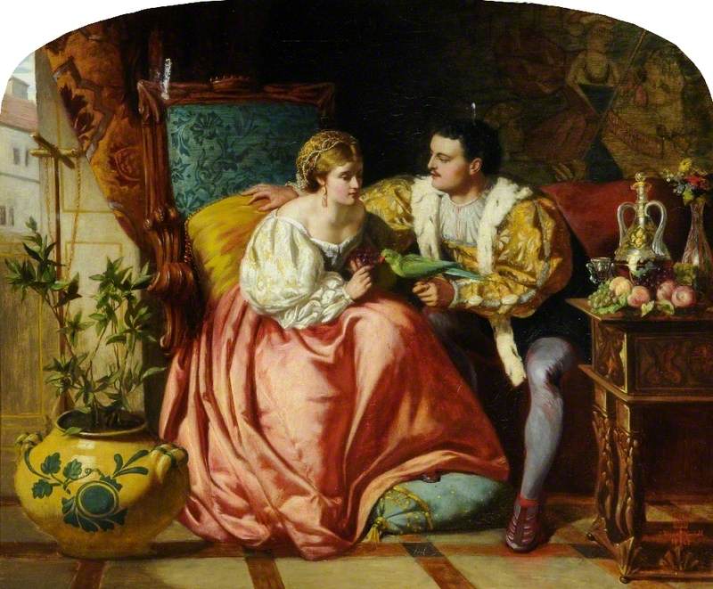 Henry VIII and Anne Boleyn by David Wilkie Wynfield