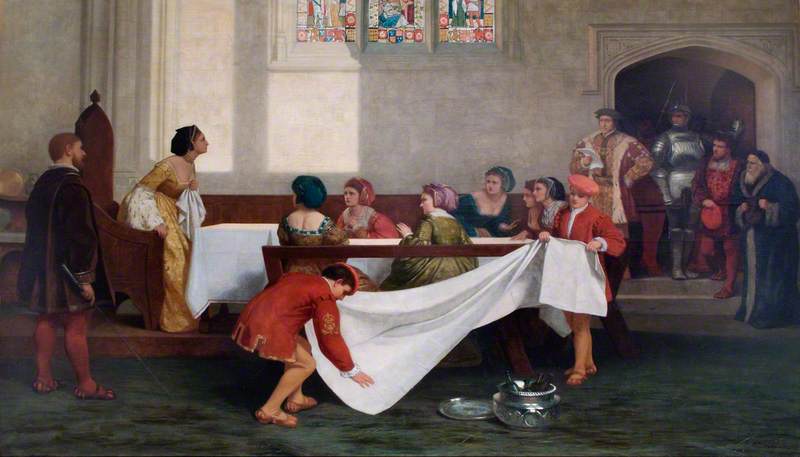 The Arrest of Anne Boleyn at Greenwich by David Wilkie Wynfield