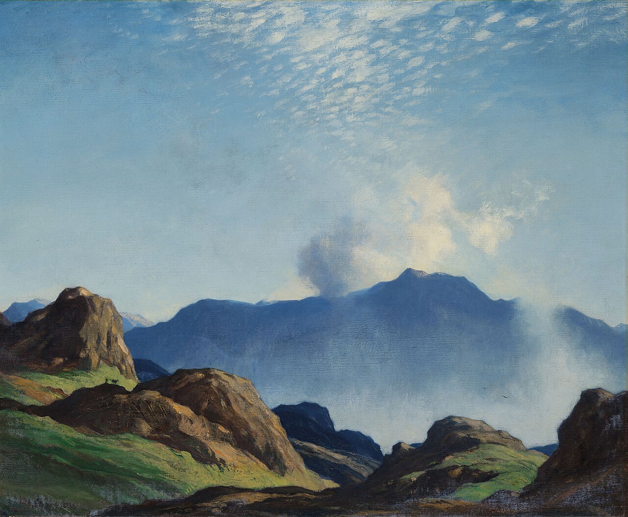 Morning Mists by David Young Cameron