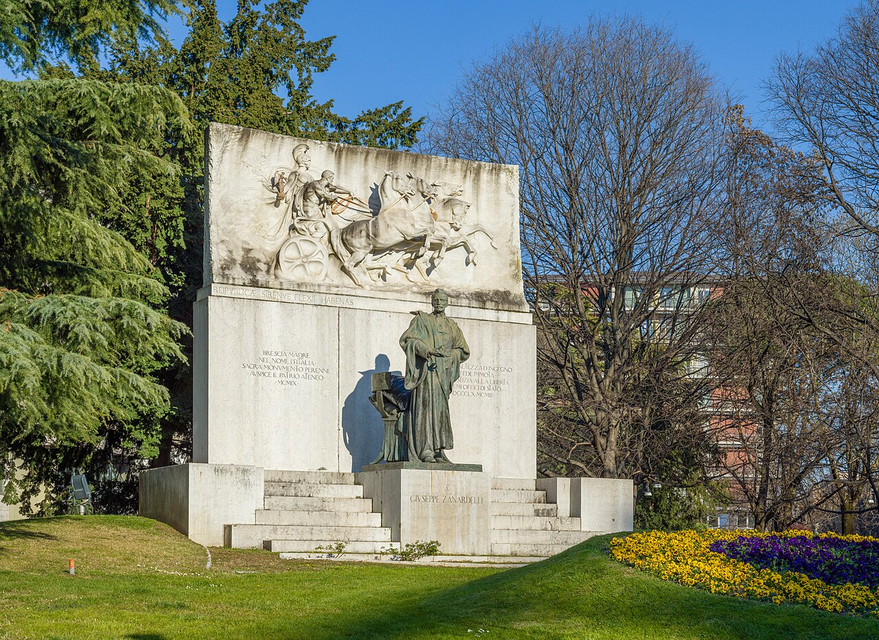 Monument to Giuseppe Zanardelli by Davide Calandra