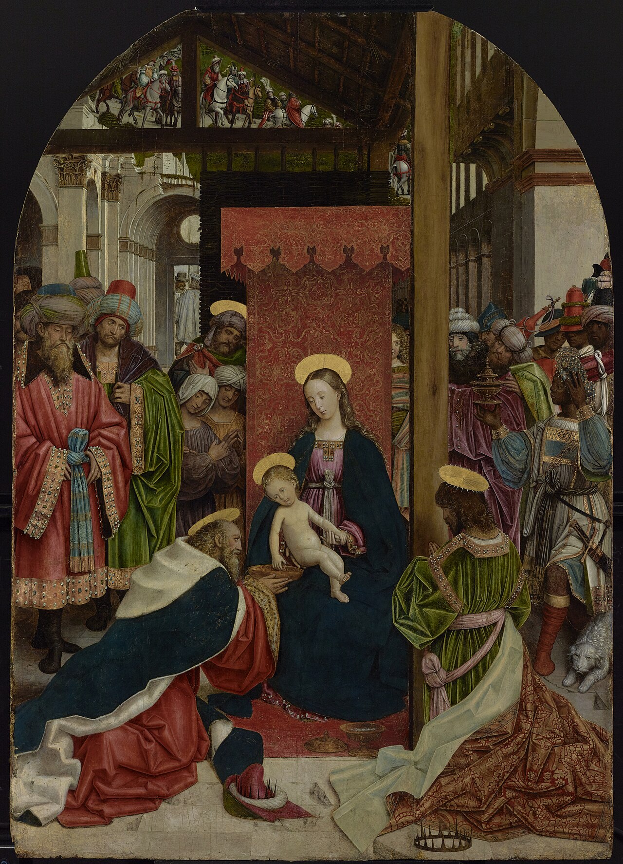 Adoration of the Magi by Defendente Ferrari