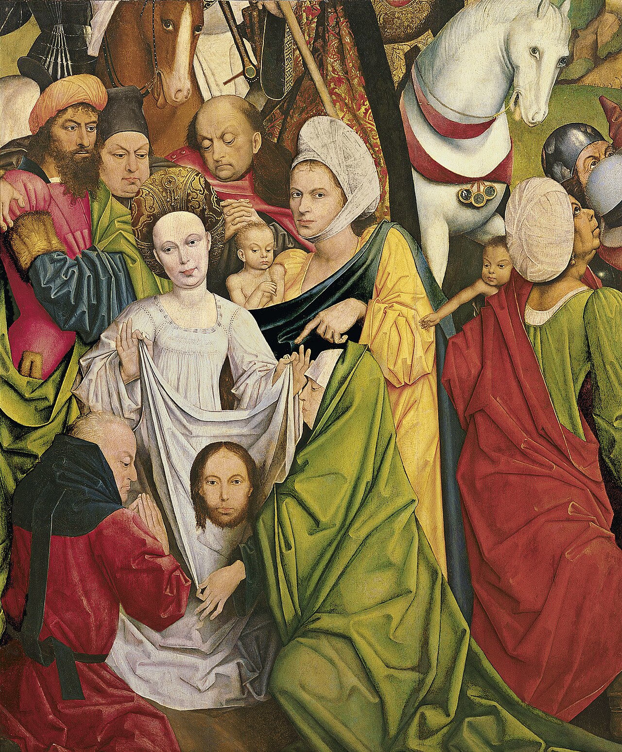 Saint Veronica and a Group of Knights by Derick Baegert