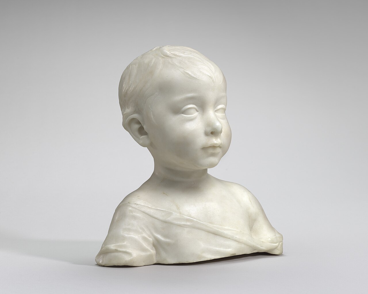 A Little Boy by Desiderio da Settignano