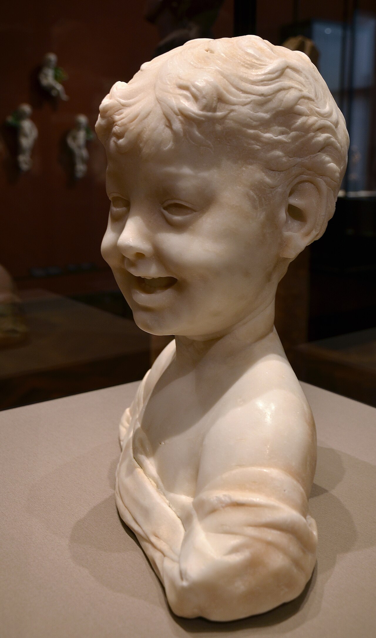 Laughing Boy by Desiderio da Settignano