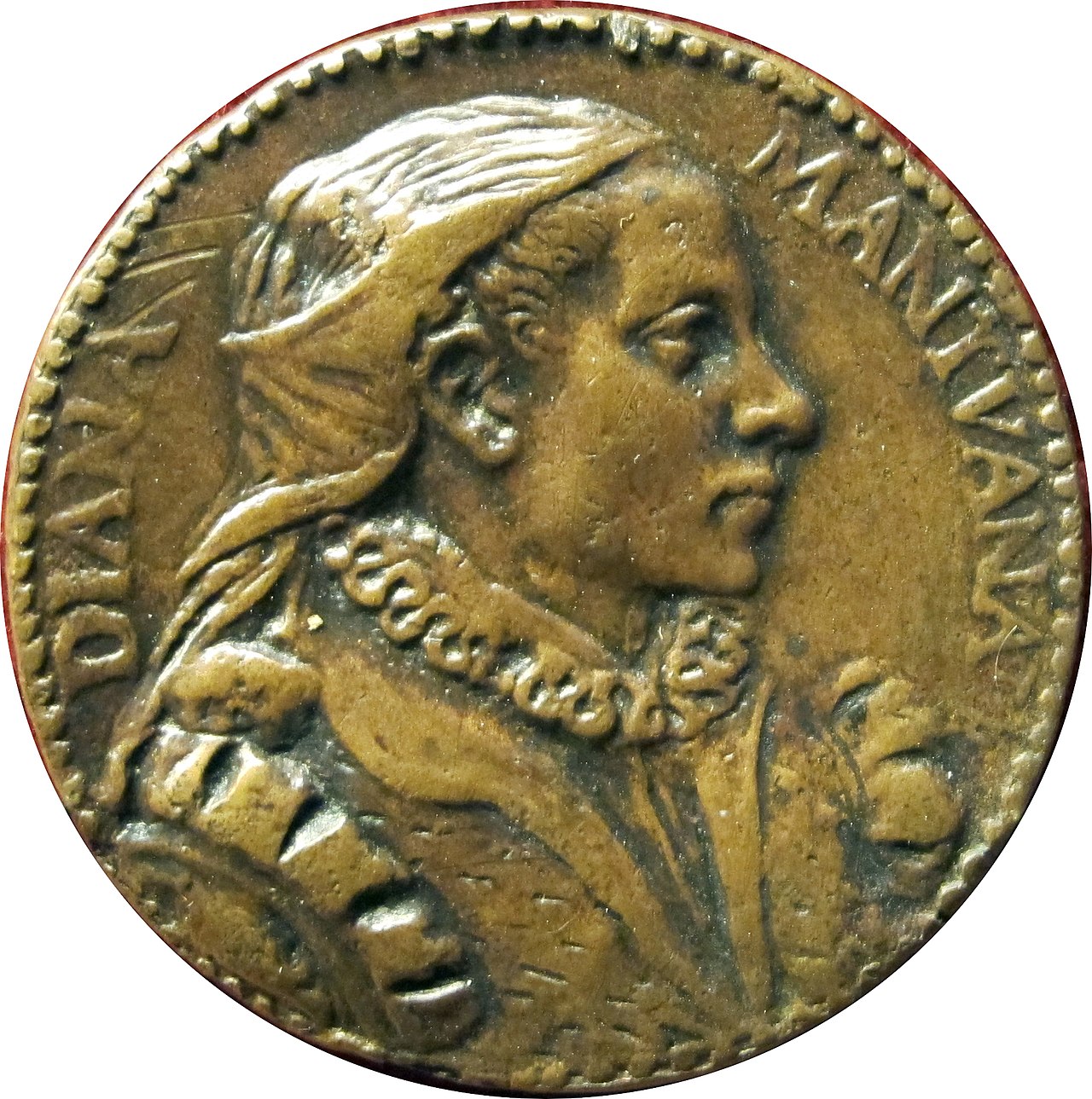 Portrait of Diana Scultori