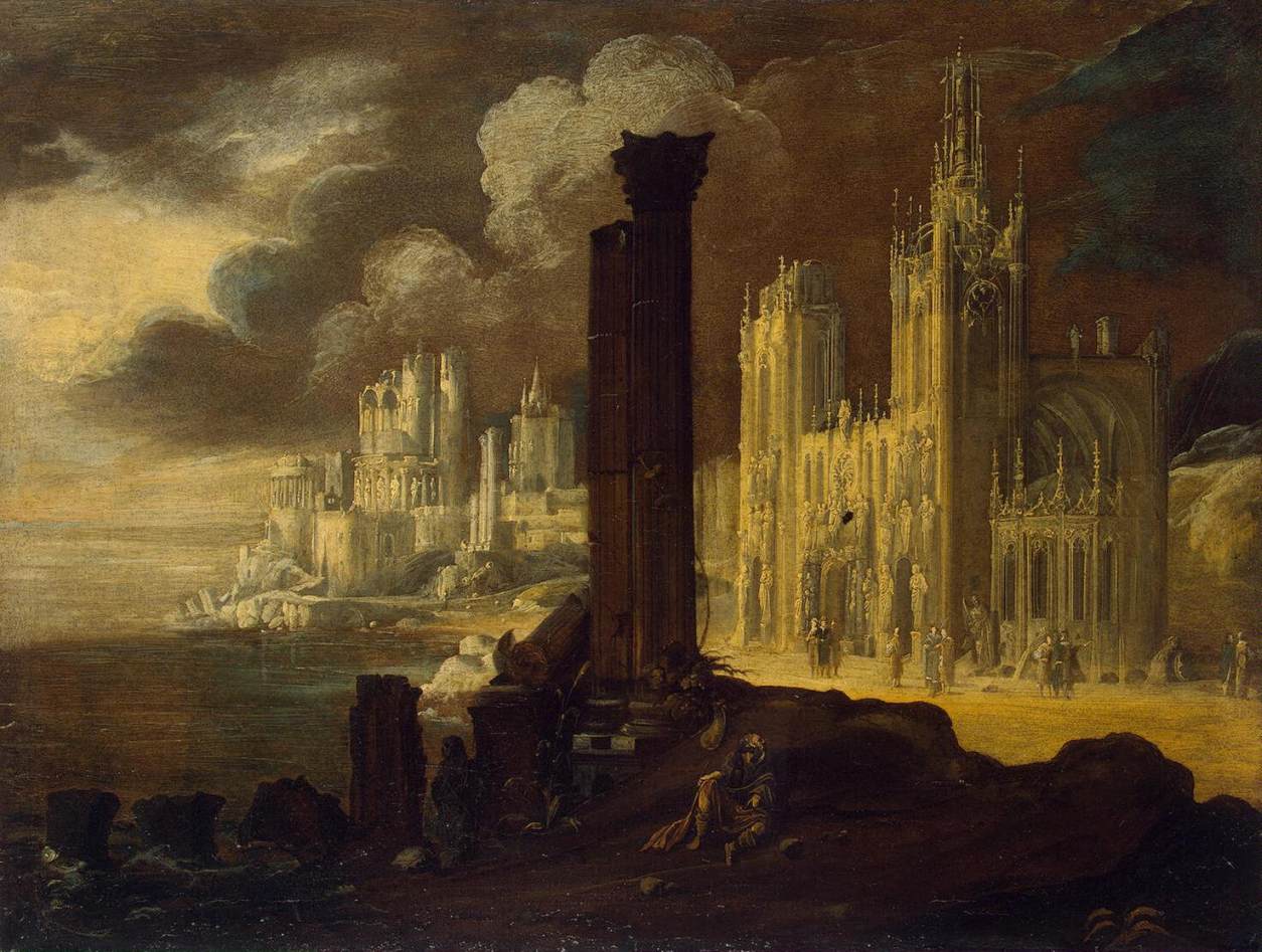 Landscape with Buildings by Didier Barra