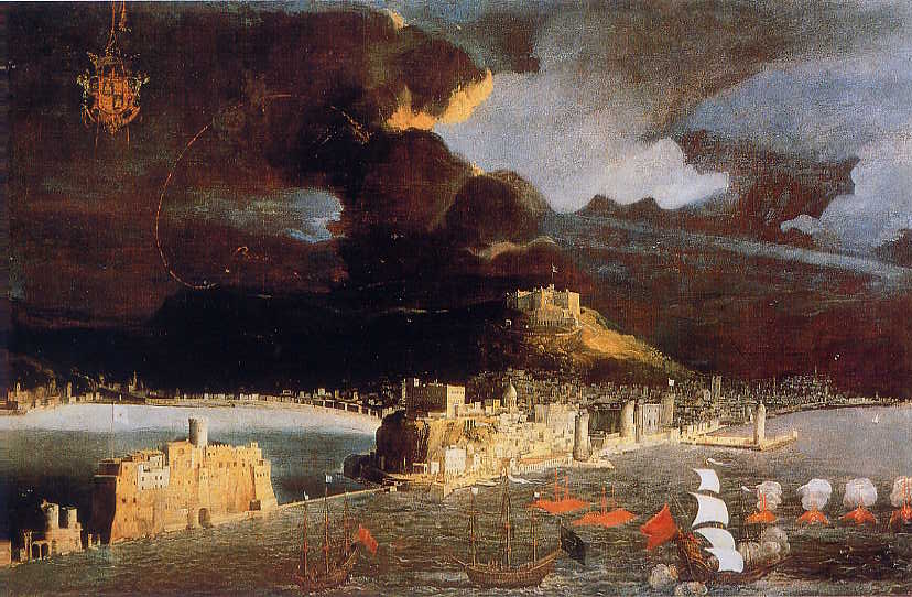 Vedute of Naples at the Sea by Didier Barra