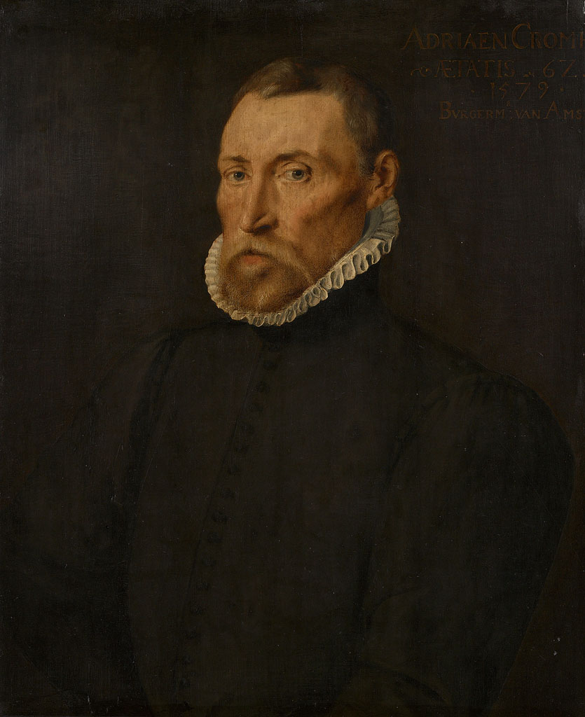 Portrait of Adriaen Cromhout (d.1588) by Dirck Barendsz.
