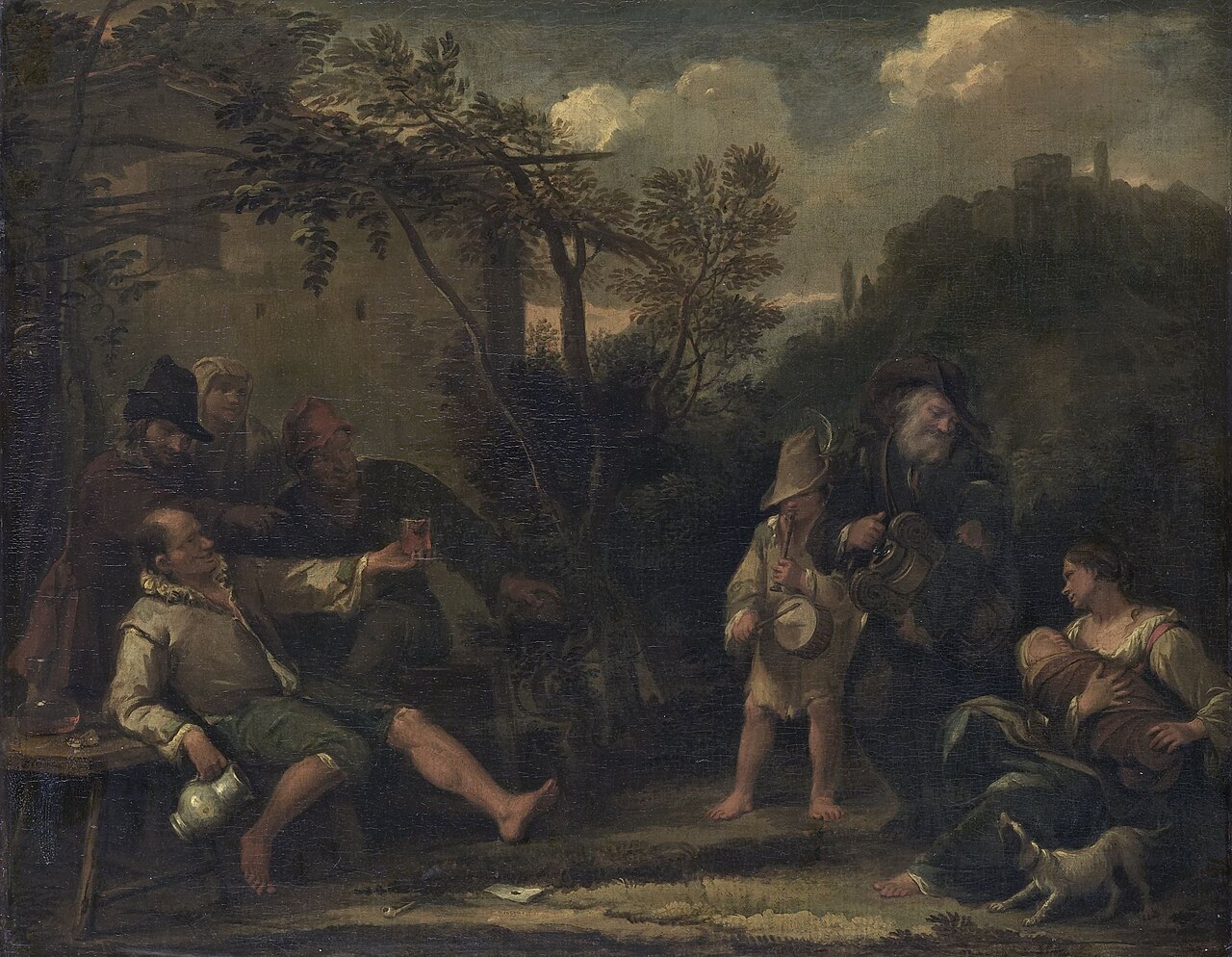 Merry Company by Dirck Helmbreker