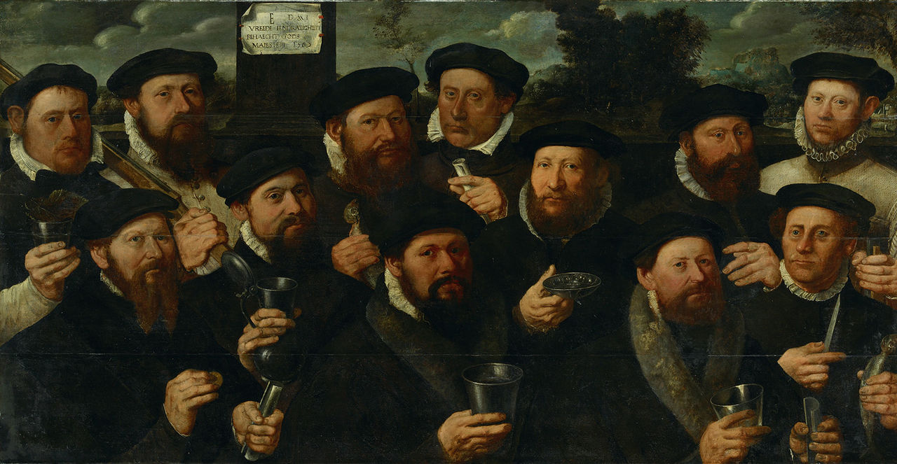 12 Guardsmen of Squad E by Dirck Jacobsz