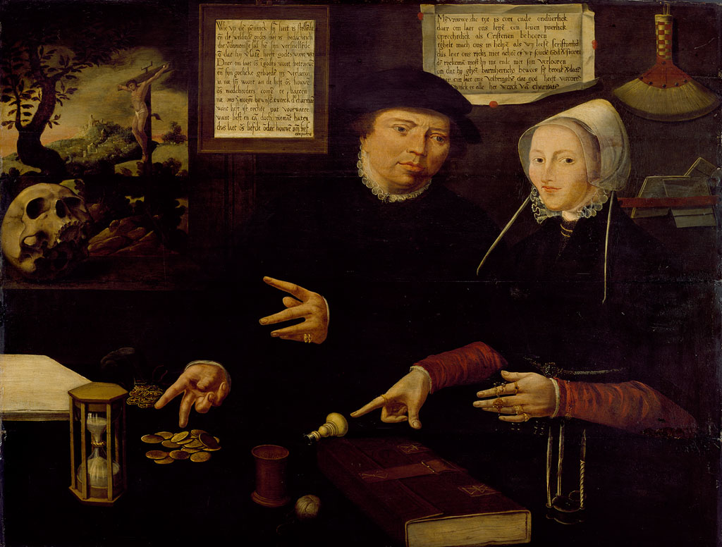 Portrait of Egbert Gerbrantsz and his wife by Dirck Jacobsz