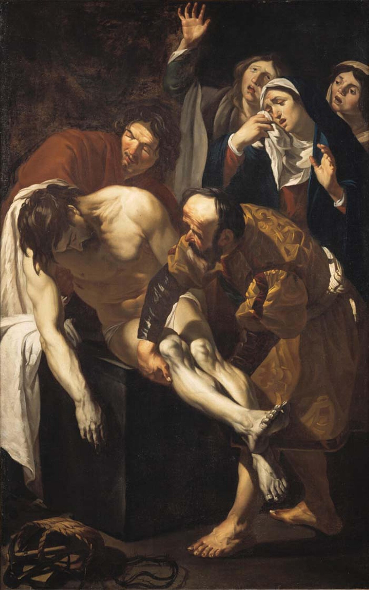The entombment by Dirck van Baburen