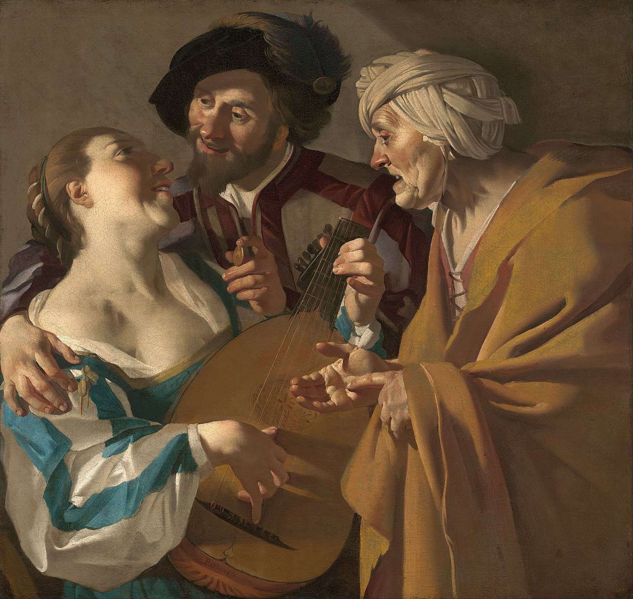 The Procuress by Dirck van Baburen by Dirck van Baburen