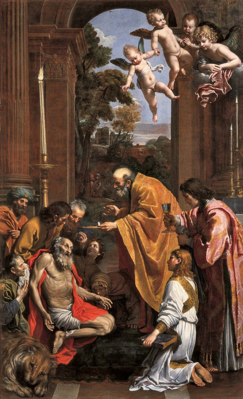 Communion of Saint Jerome by Domenichino