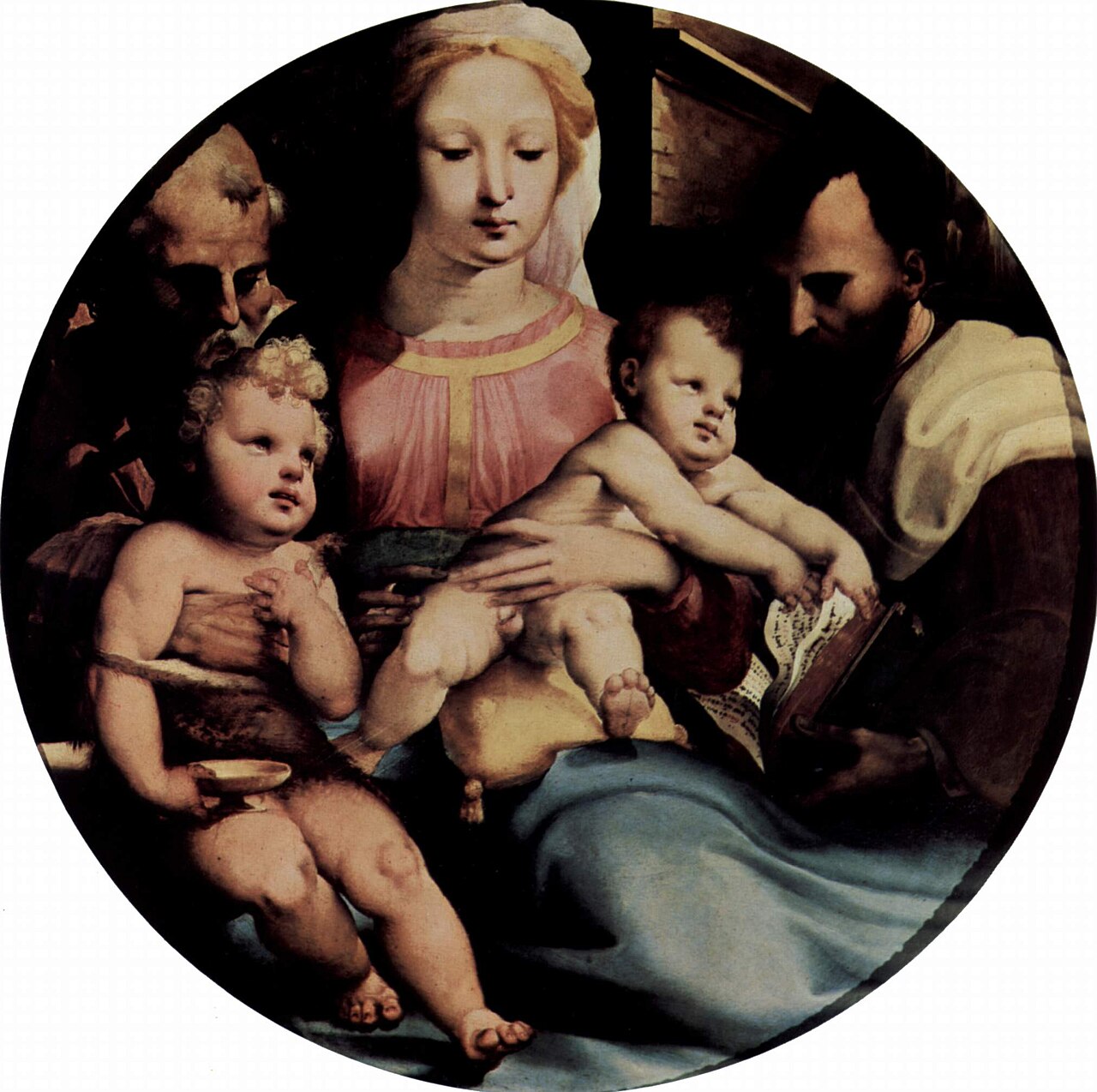 Holy Family with Saints Elizabeth and John the Baptist by Domenico Beccafumi