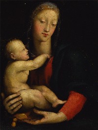 Madonna with child by Domenico Beccafumi