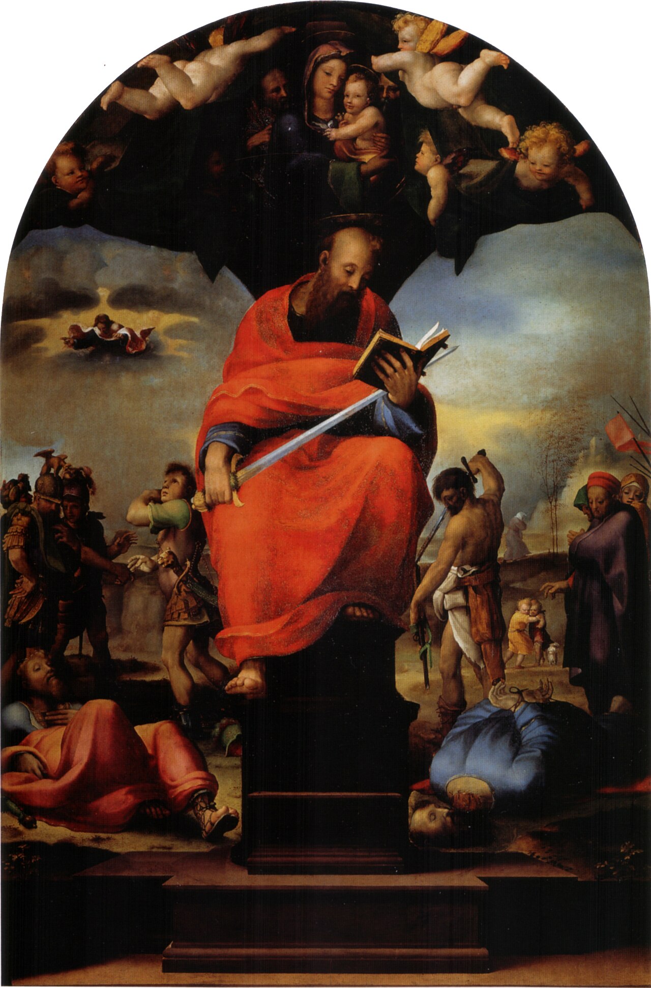 Saint Paul enthroned by Domenico Beccafumi