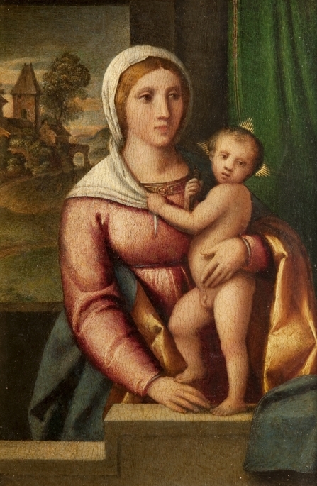 Virgin and Child by Domenico Caprioli