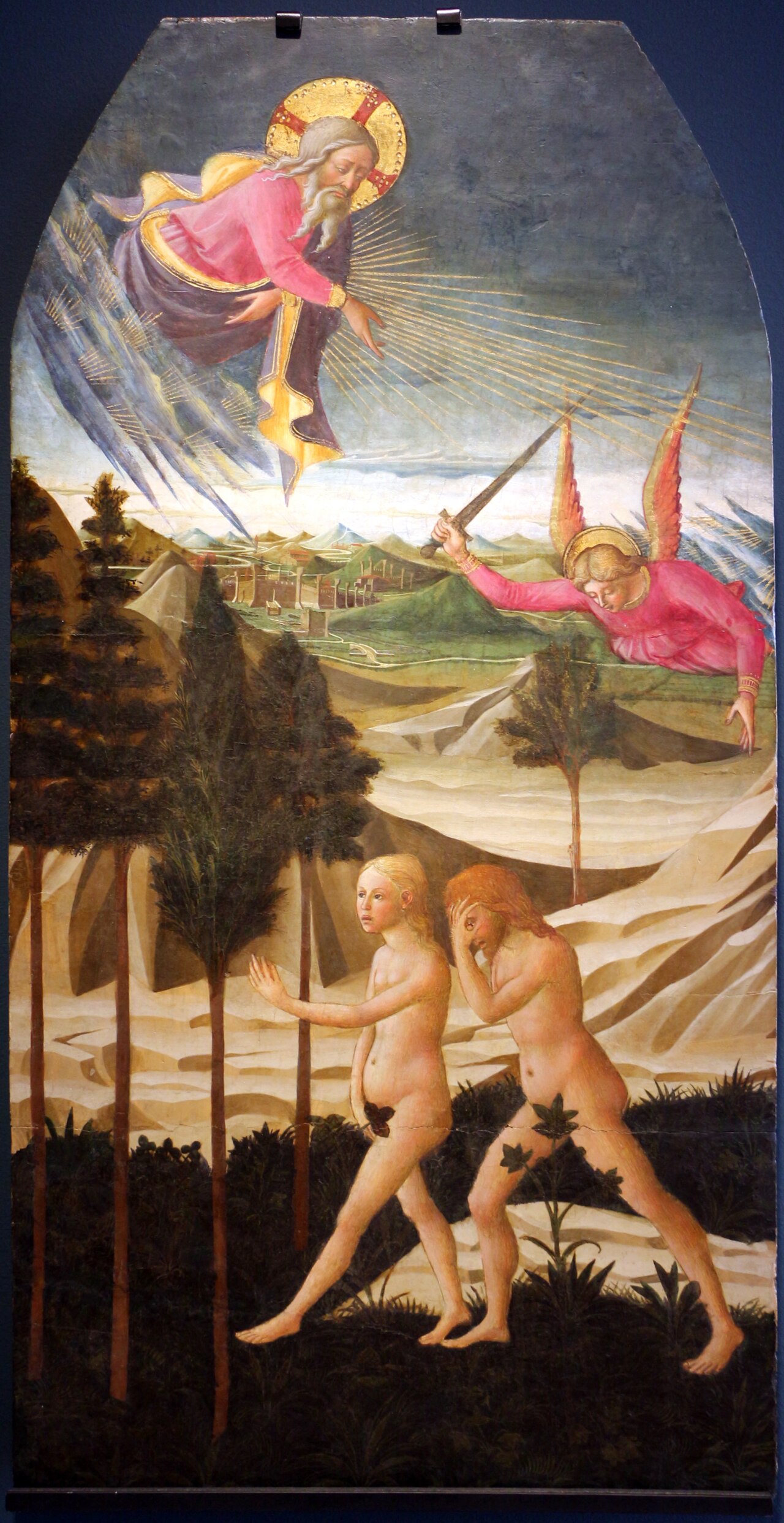 Expulsion from Paradise by Domenico di Michelino