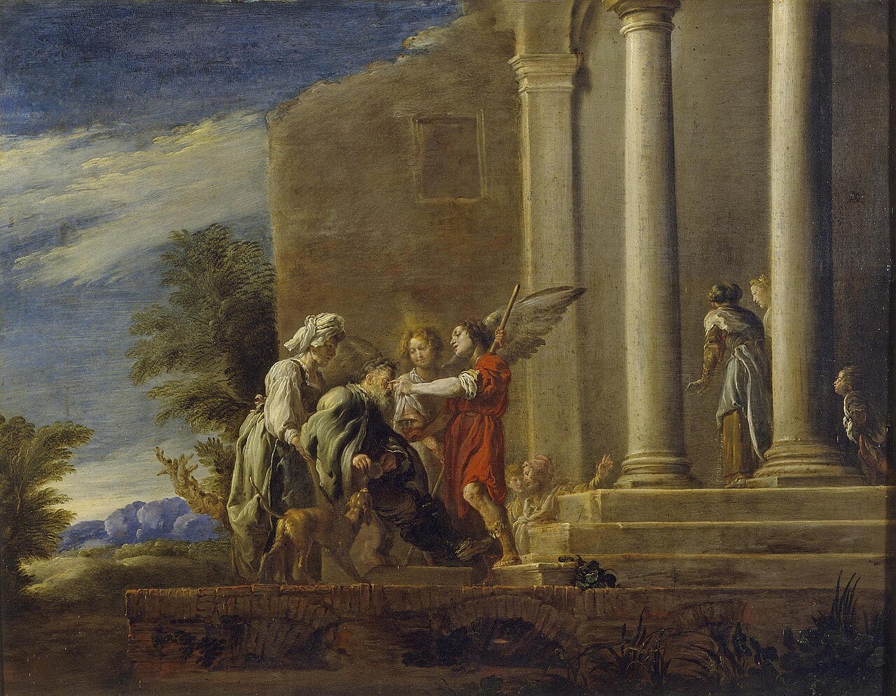 Healing of Tobit by Domenico Fetti