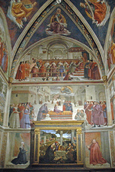 Sassetti Chapel by Domenico Ghirlandaio
