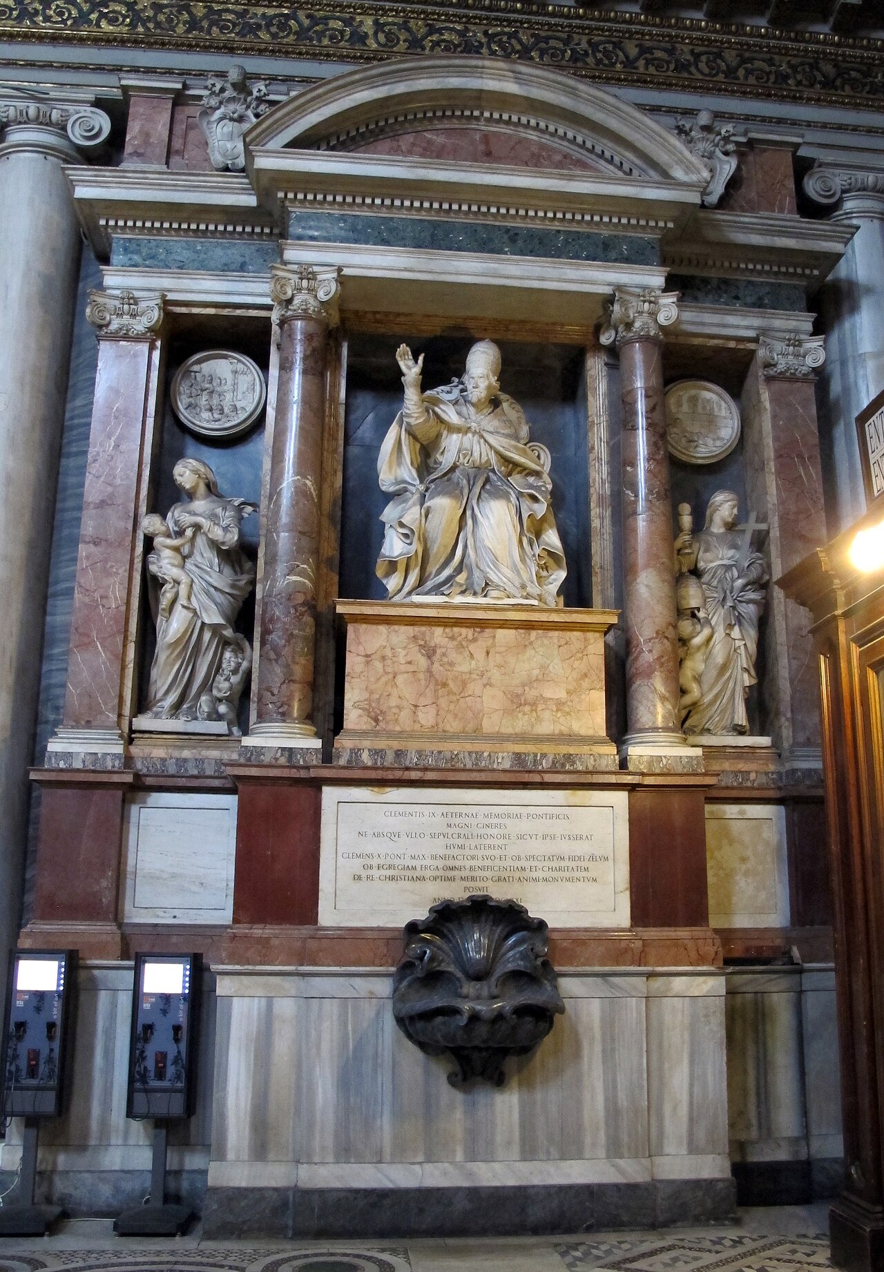 Tomb of Clement IX by Domenico Guidi