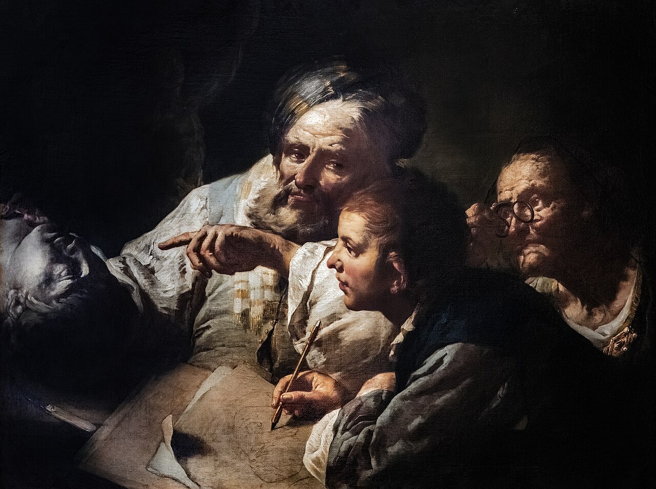 The drawing school by Domenico Maggiotto