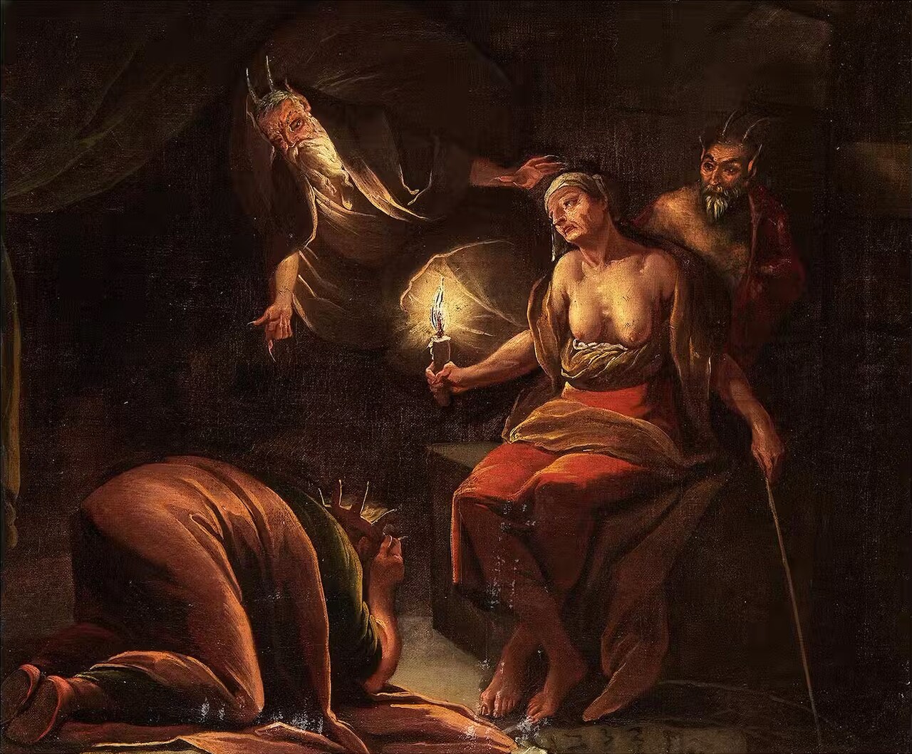 An Allegory of Witchcraft by Domenicus van Wijnen